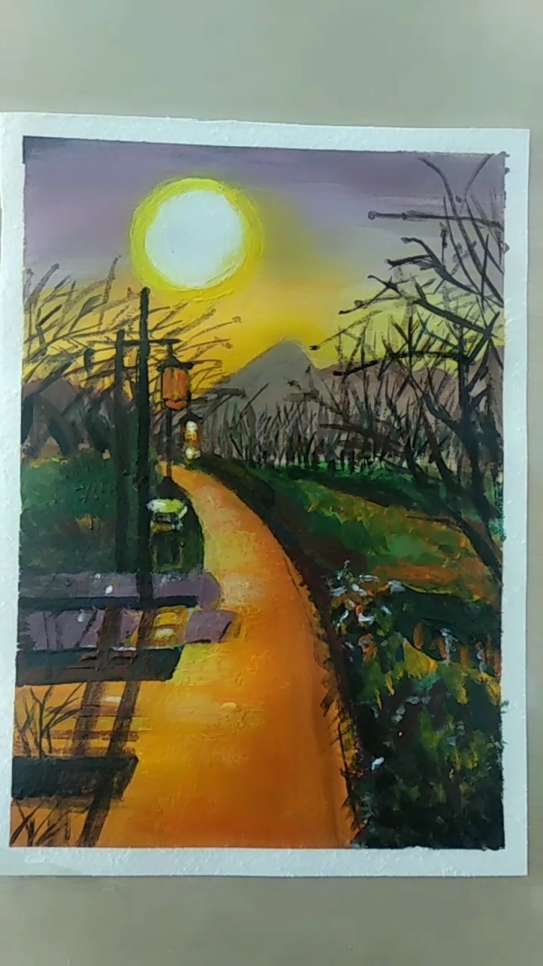 画画原来如此简单#丙烯画#手绘原创#青春是什么?