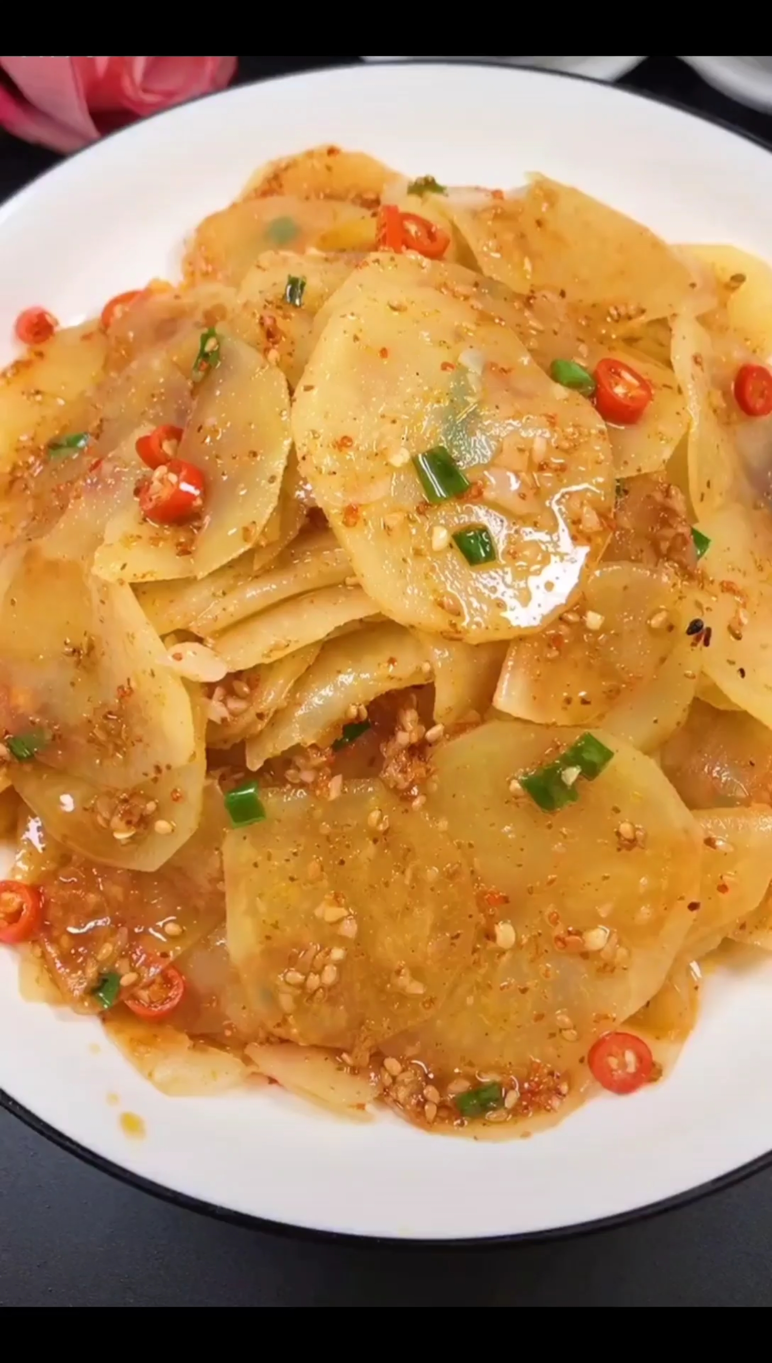 深夜食堂#家常菜分享:凉拌土豆片,土豆这么做,你吃过吗?