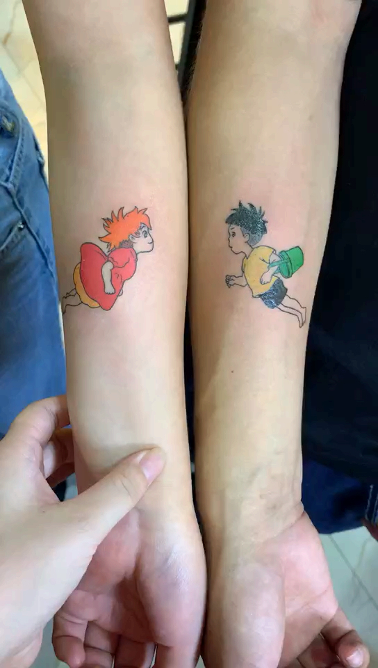 好物推荐#波妞与宗介#纹身##杭州大唐纹身