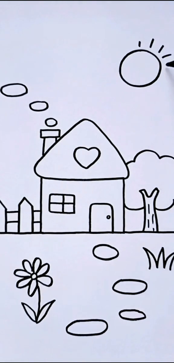 简笔画风景画