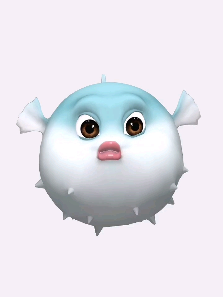 鼓鼓鱼,我笑你也笑我怒你也怒,可爱极了!