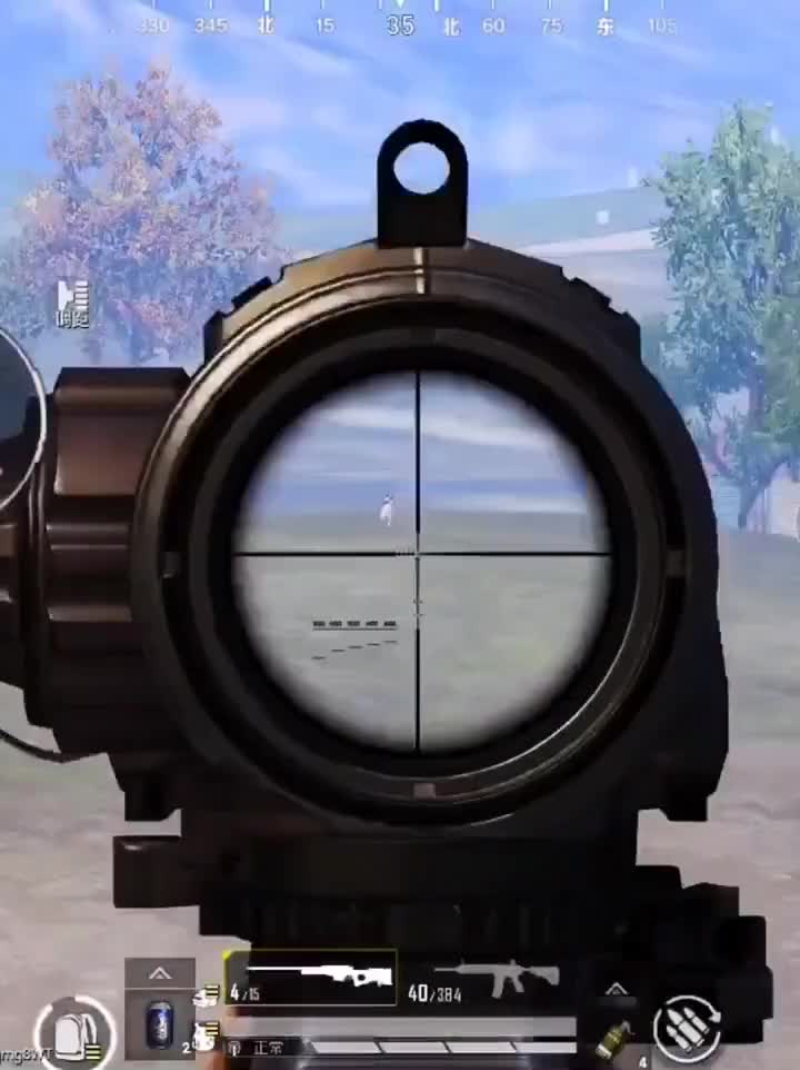 我要上热门#和平精英:甩狙要的就是这么准确无误,一枪搞定