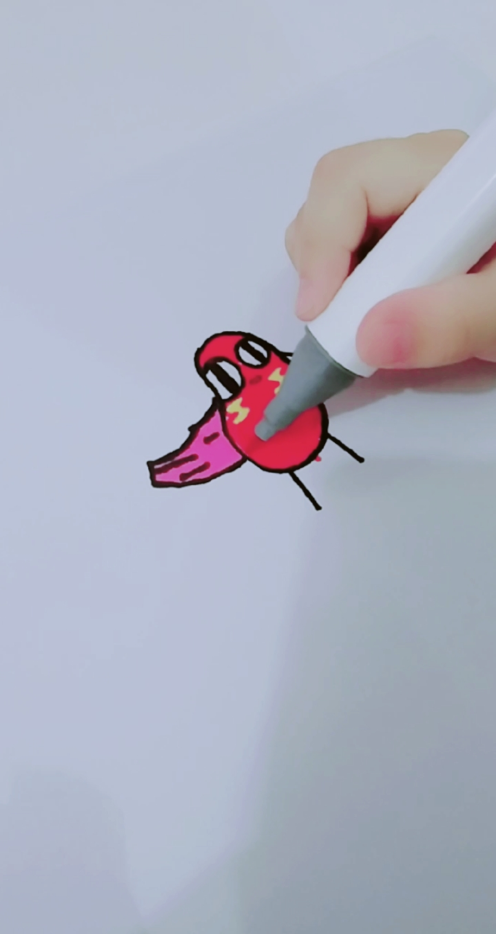 每天分享简笔画#请吃红小豆吧 简笔画幼小衔接早教启蒙