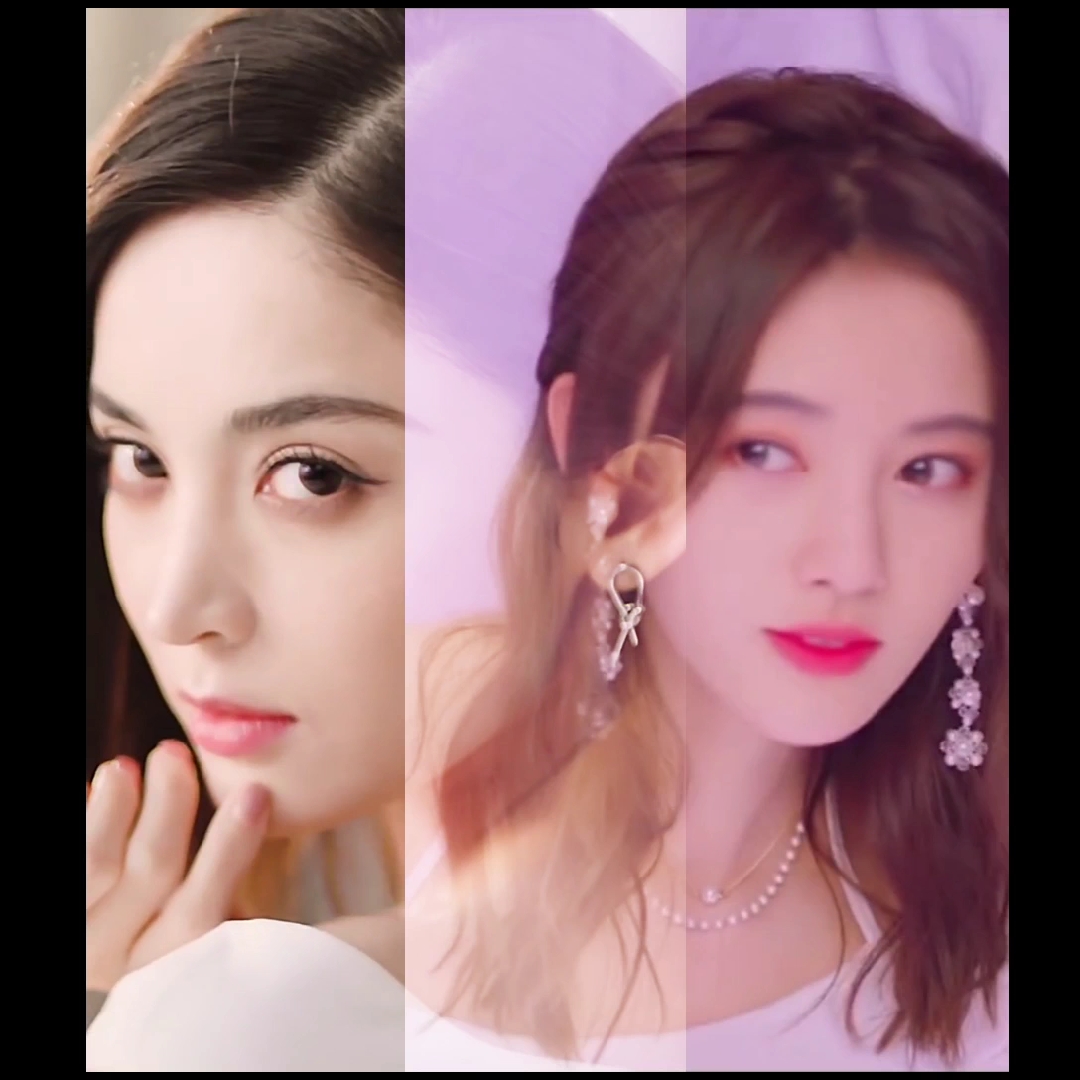 颜值大pk#【持靓行凶】这样的鞠婧祎与古力娜扎和在一起是什么神仙