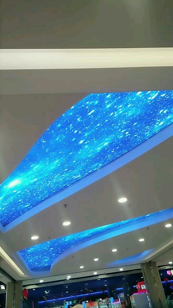 电梯顶,挺漂亮的