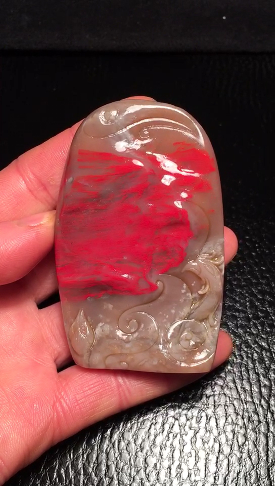 昌化鸡血石全冻地原石