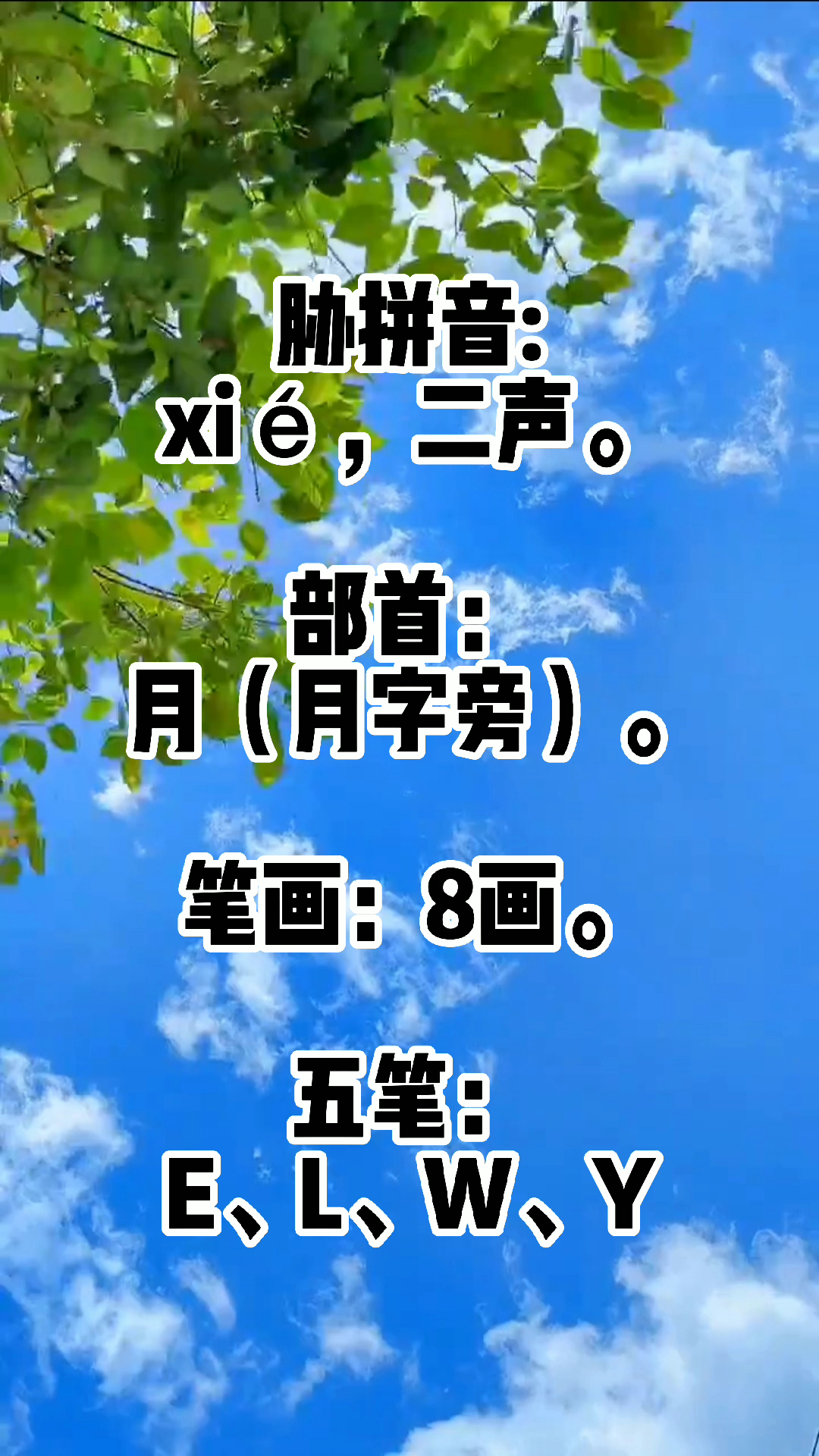 胁怎么读你会吗