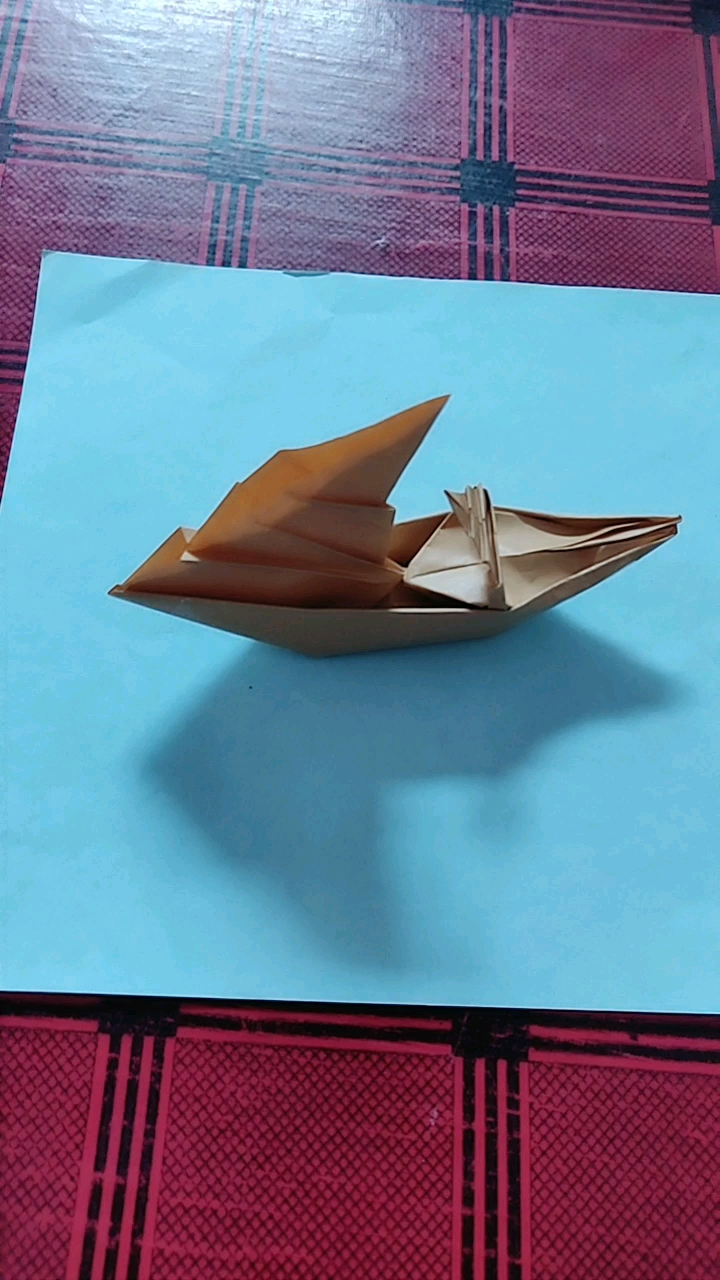 帆船一帆风顺#折纸作品展示