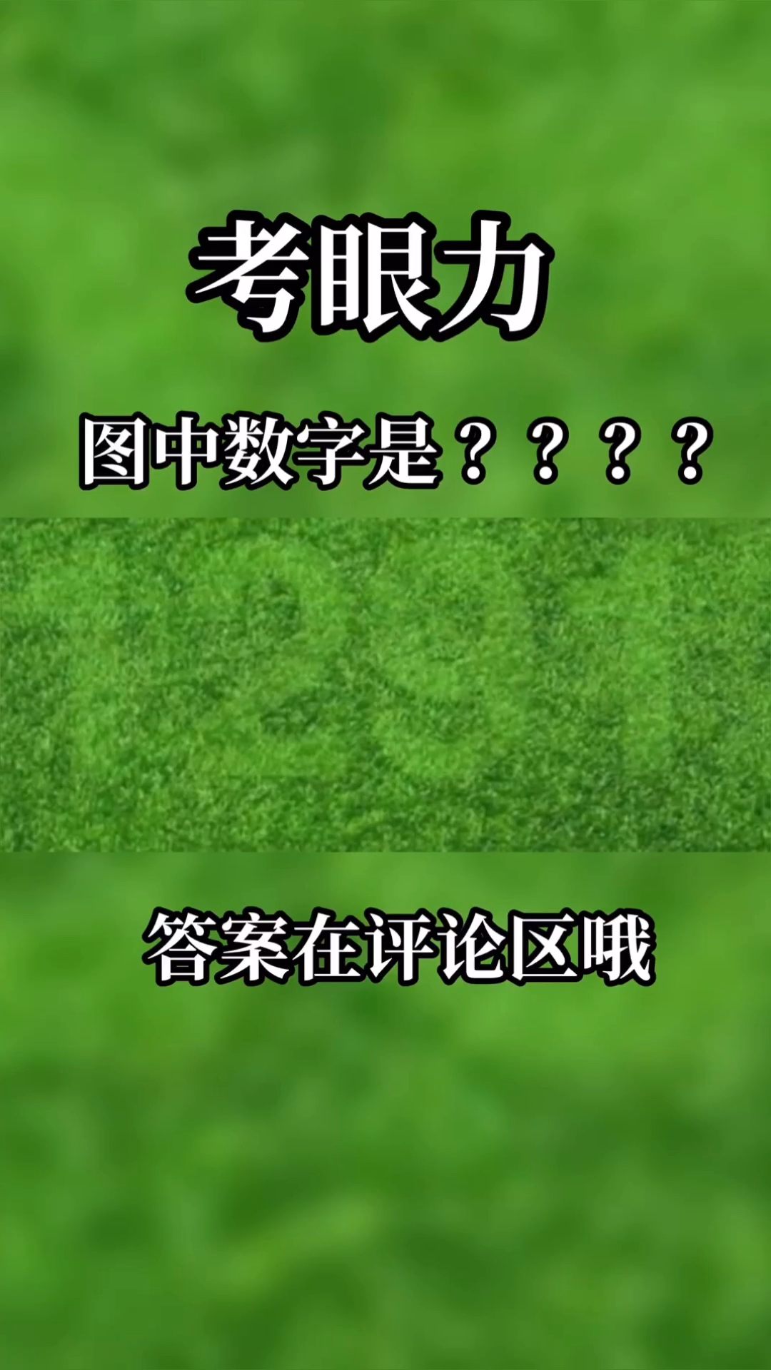 全民好物节#考眼力,图中数字是多少?