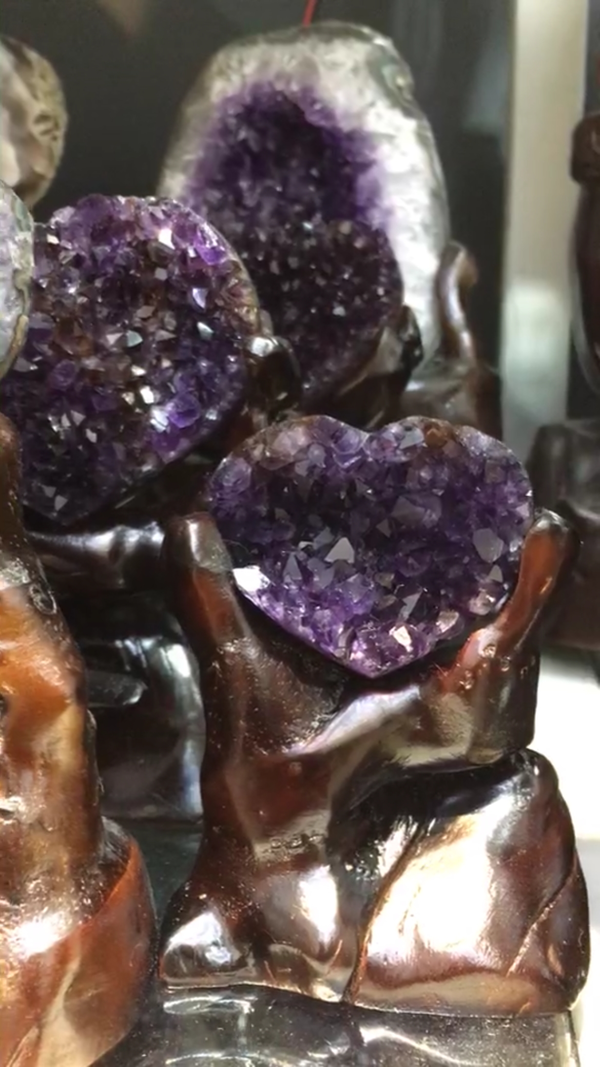 乌拉圭紫晶块,大自然天然形成的美物,水晶与紫晶共生,紫晶洞招财辟邪