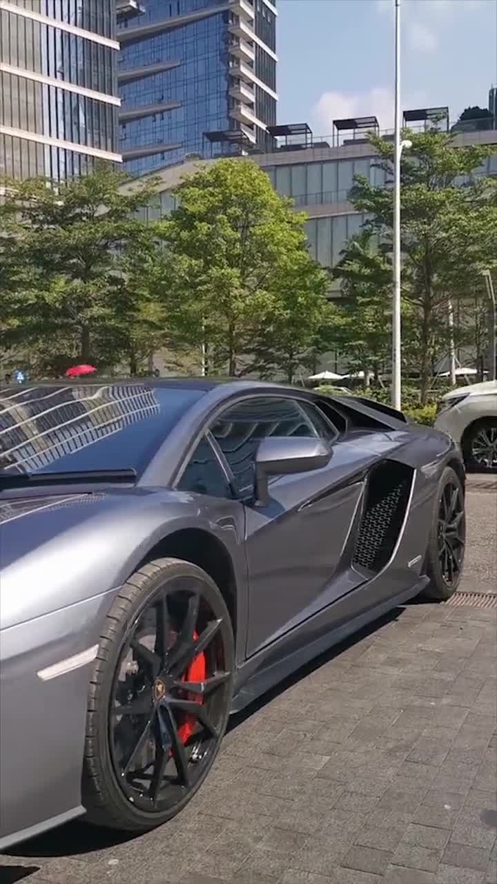 价值三百万的兰博基尼,一动不动也这么霸气,月薪三千还能买得起吗