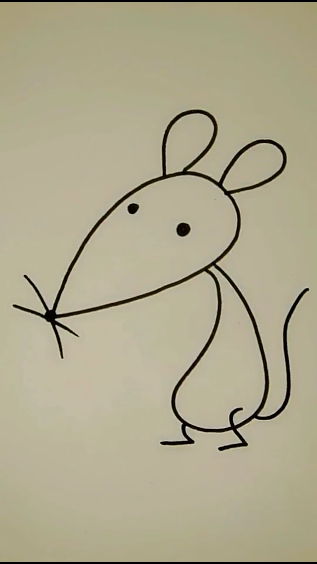 老鼠 简单画图图片