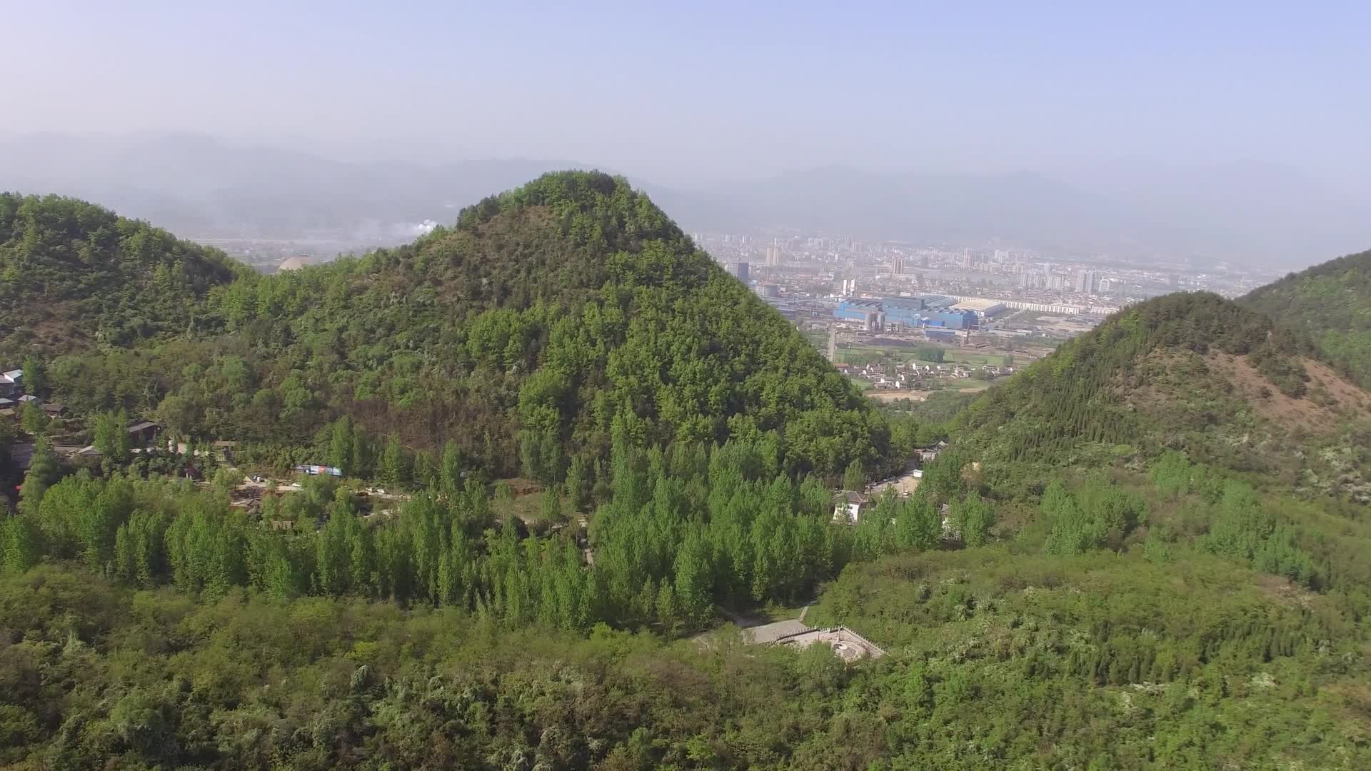 漢中勉縣:航拍定軍山,三國時期的古戰場