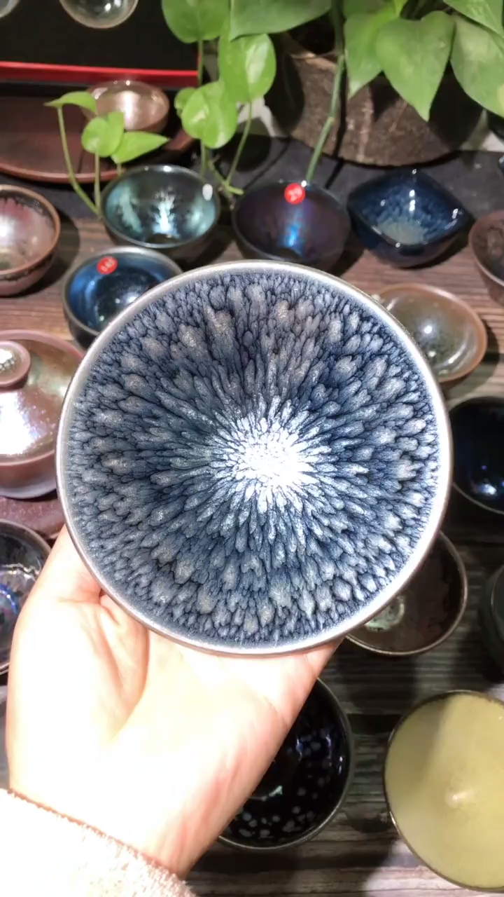 现代工艺建盏百花盏