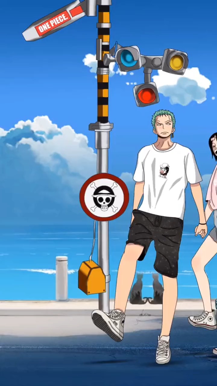 明星娱乐#海贼王七夕情侣集合,路飞女帝太有爱,山治女友亮了!