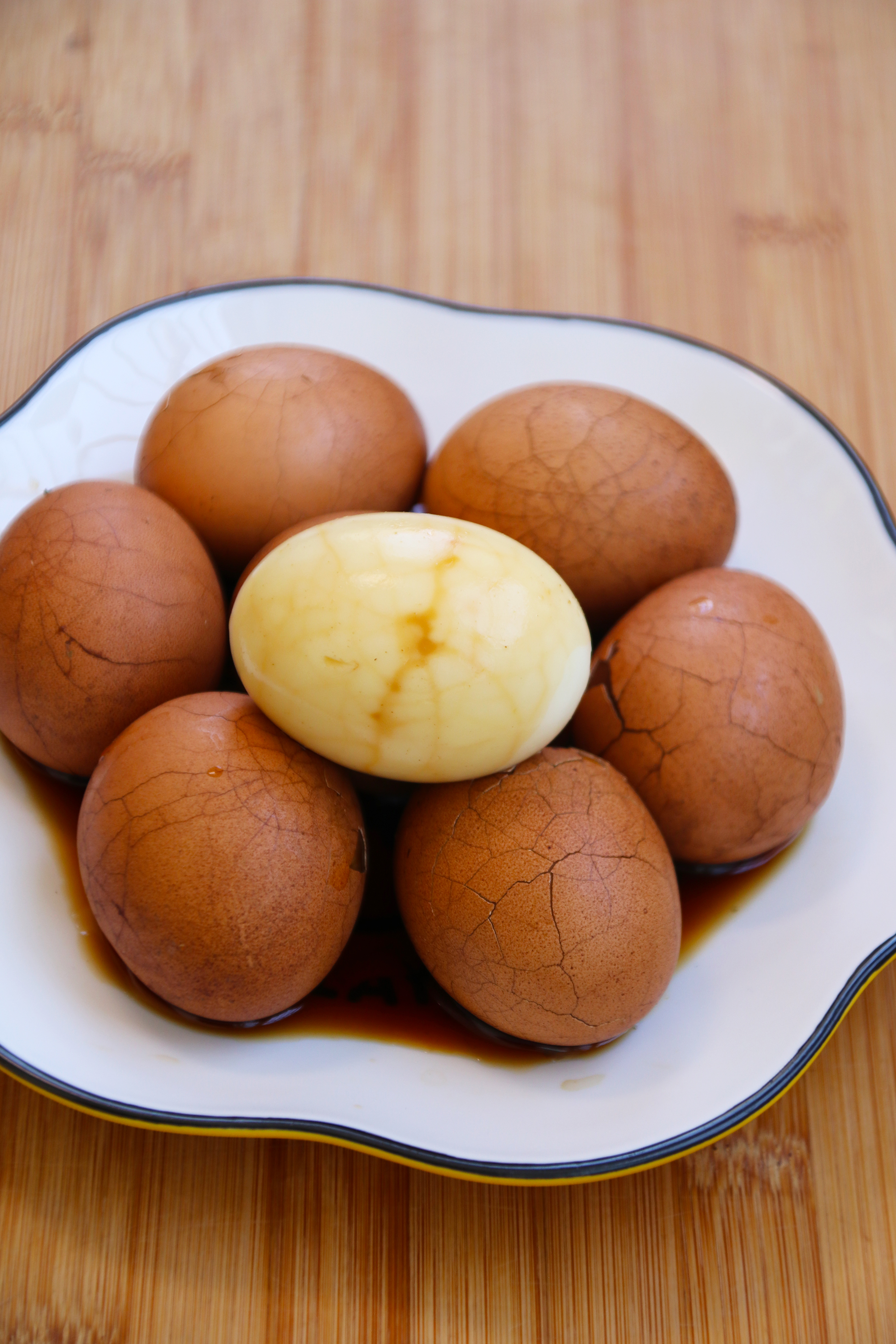 美食#农村姑娘教你在家做卤蛋,不放一滴油,比吃肉还过瘾,做法超简单