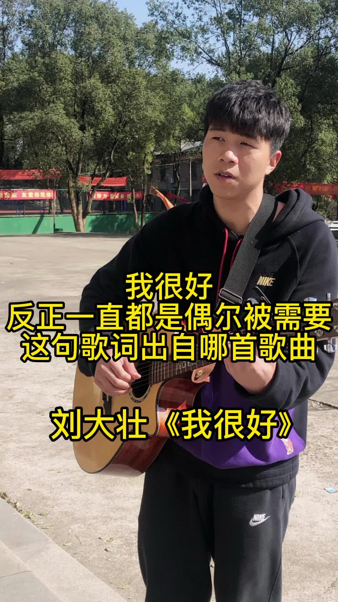我很好反正一直都是偶尔被需要这句歌词出自刘大壮的歌曲我很好一起