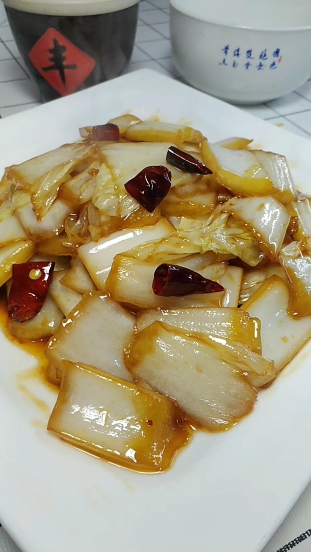 #美食#醋溜辣子白教程