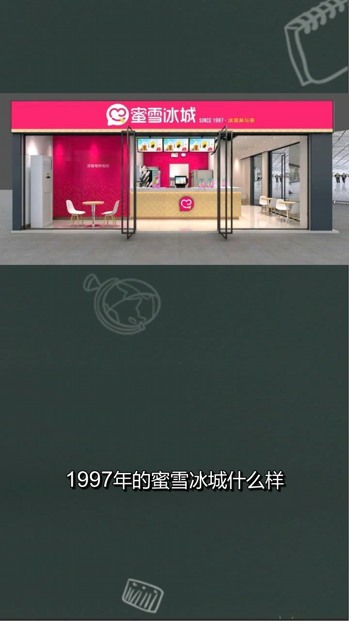 1997年的蜜雪冰城长什么样?