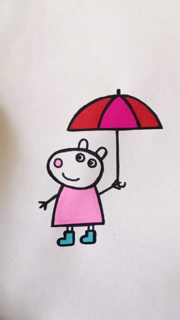 画画原来如此简单#小羊苏西这样画