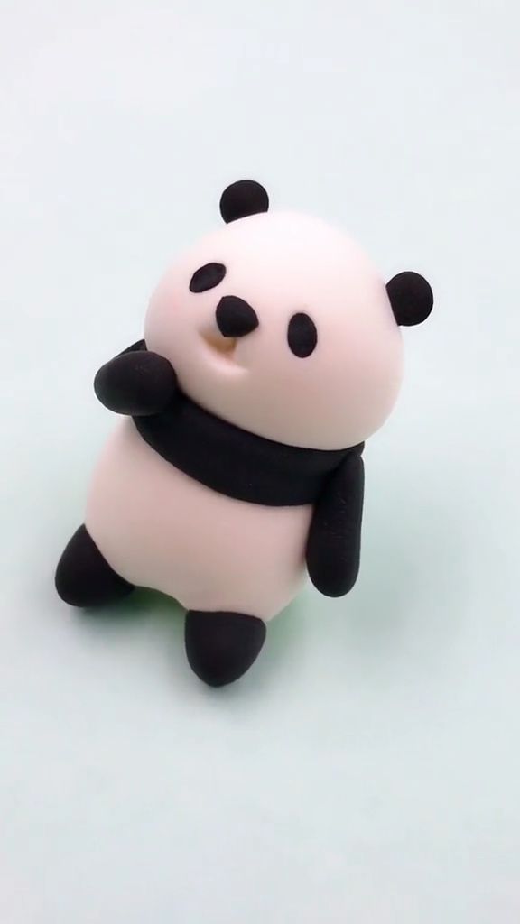 超轻黏土教程《小熊猫》