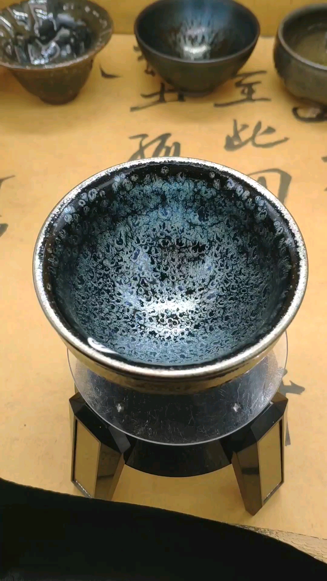 美食#银油滴天目《千眼》建盏