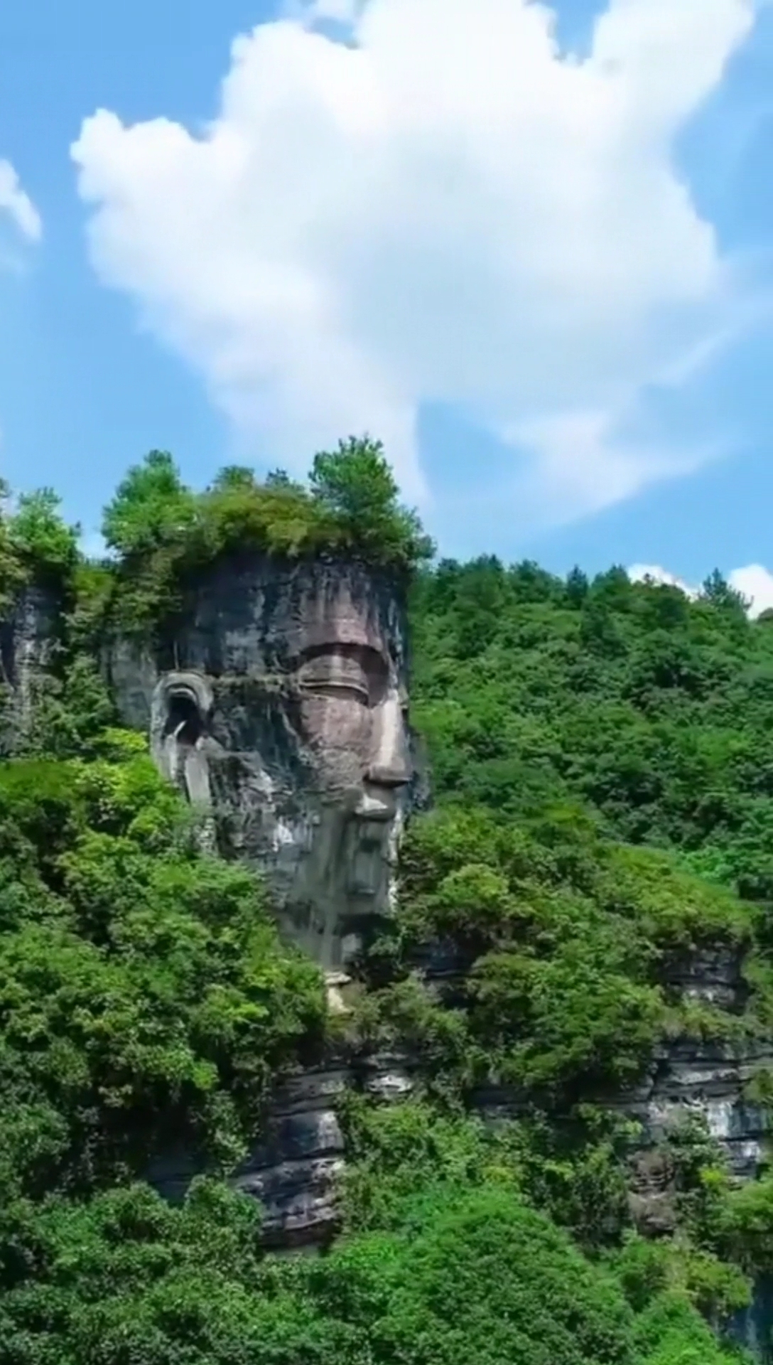 我的私藏景点#航拍贵州大佛头