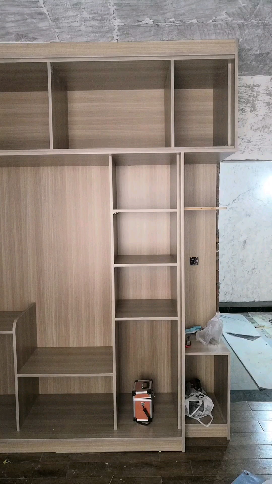 莫科布纹!看做工,看细节!无钉眼大衣柜