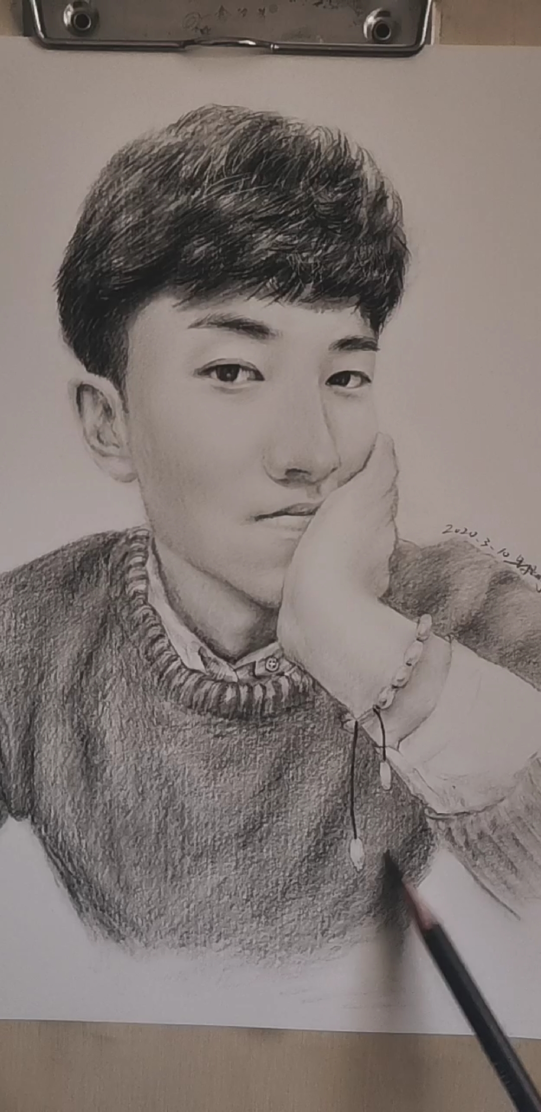 我要上热门#画个现实中的帅哥