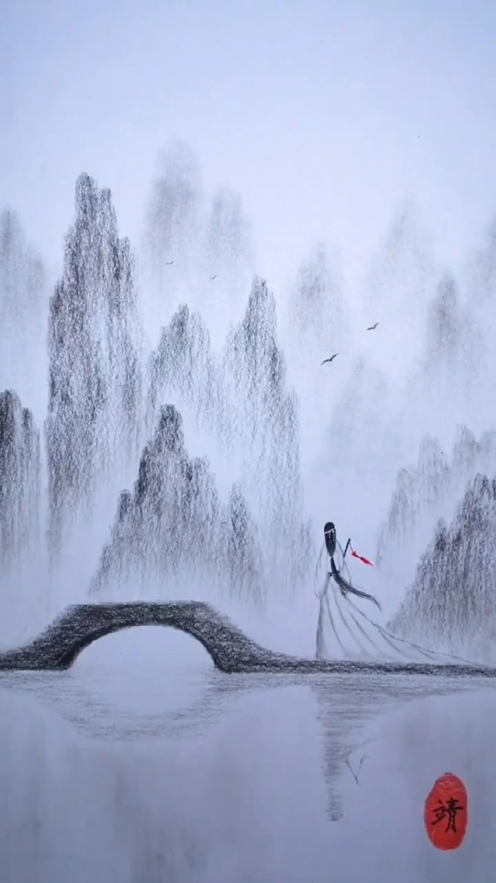 古风插画#远赴人间惊鸿宴,一睹人间盛世颜!