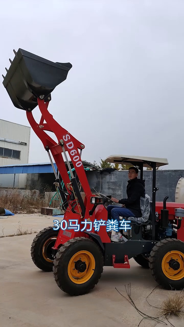 养殖厂农场专用小铲车小铲车铲粪工程机械