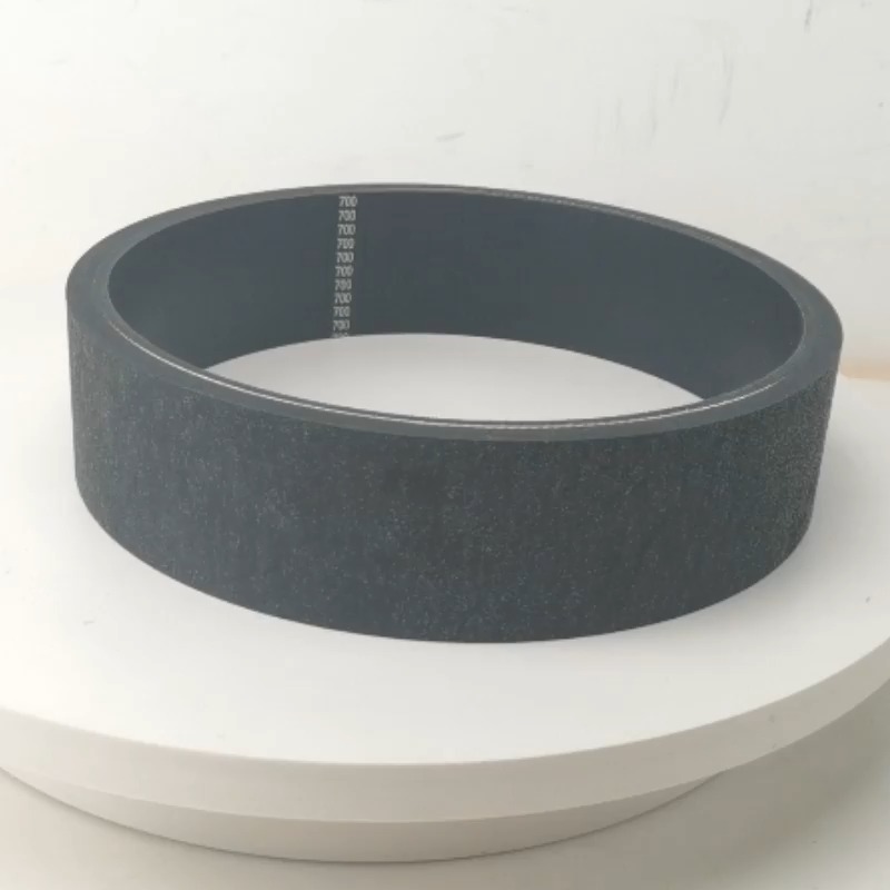 工业皮带#700黑色平皮带 耐磨光缆牵引机皮带-光纤输送机皮带-拉揽带