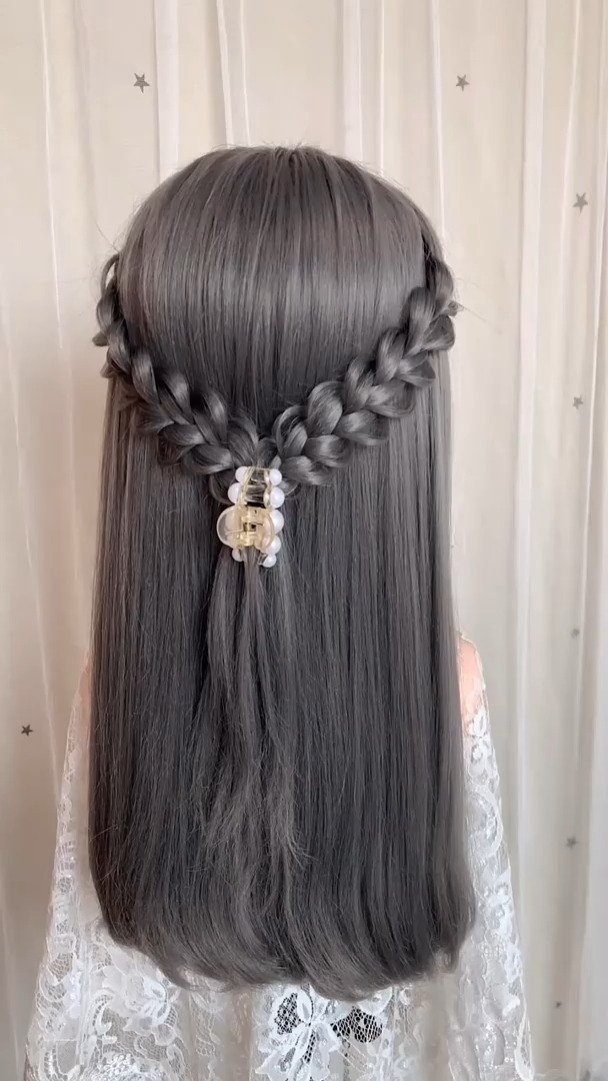 我要上热门#三股辫可以这样扎,减龄又好看零基础编发 三股辫