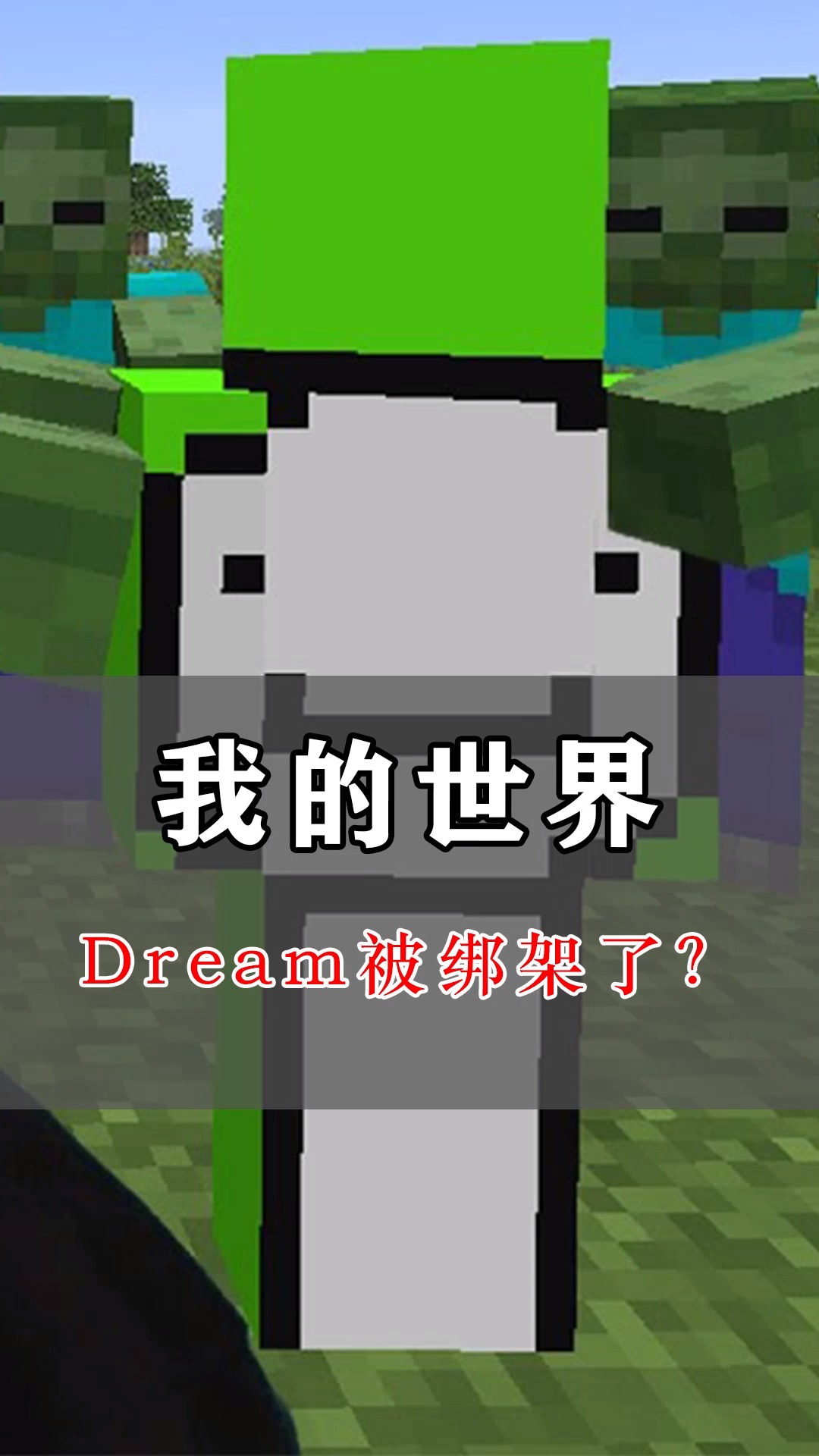 我的世界:dream被绑架了?蜘蛛扛着人就跑,末影人还会带人瞬移