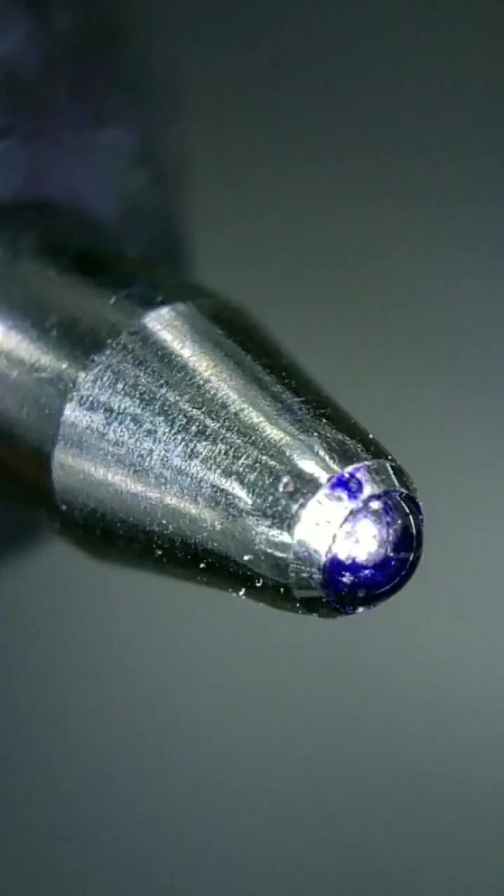 圆珠笔头到底有多难造放大后看到这一幕,厉害了我的国!-全民小视频