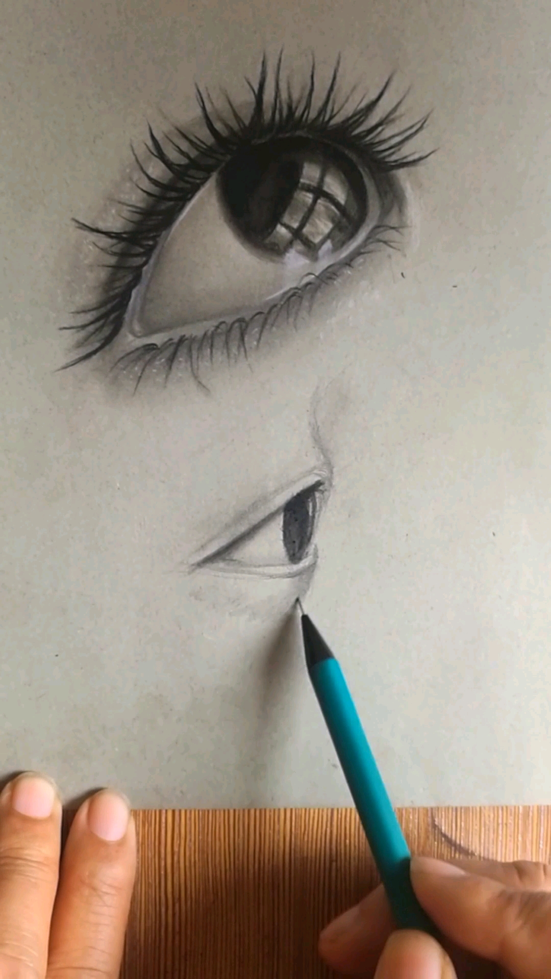 搞笑段子剧#简单画眼睛,手绘画画,每日更新