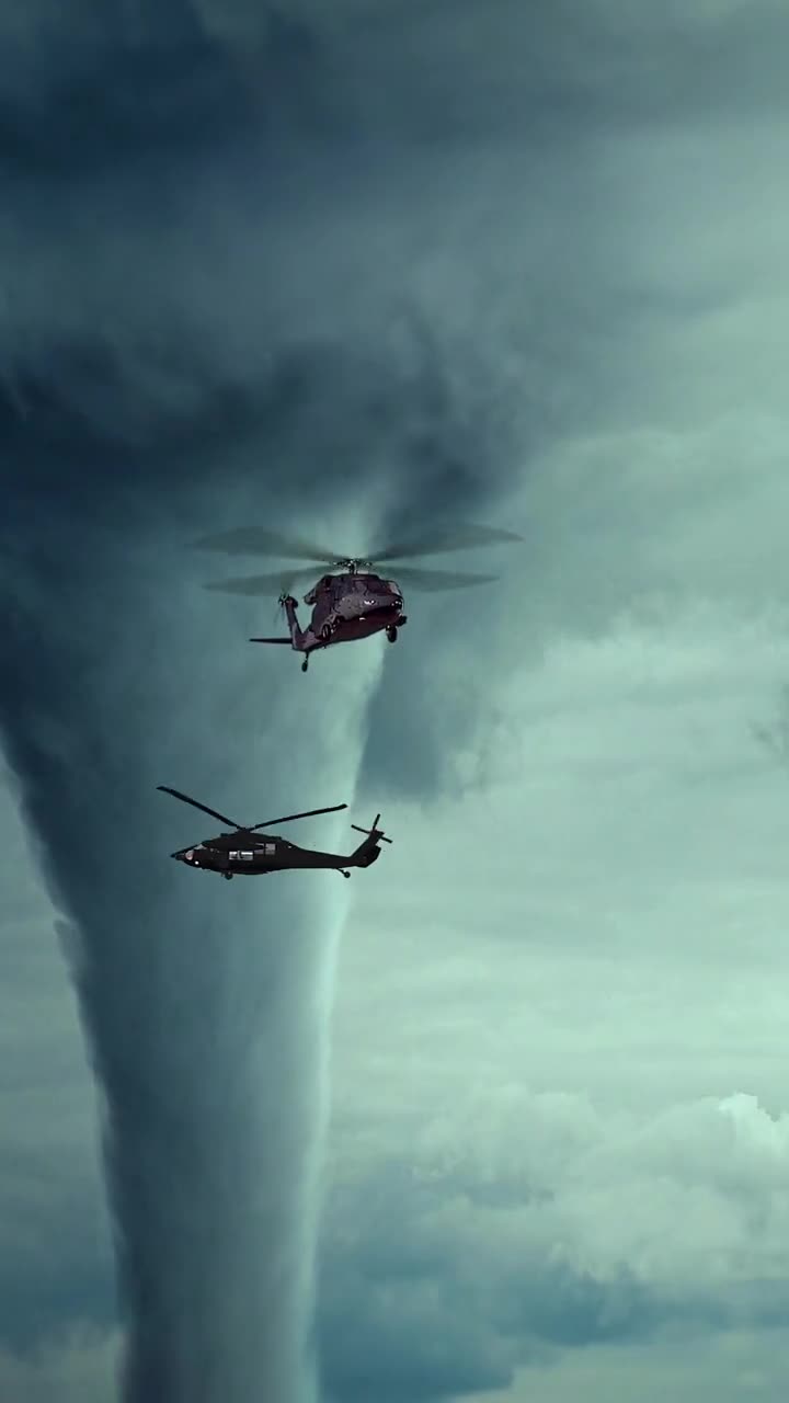 这么壮观的龙卷风,今晚摄影师加鸡腿#风景?#龙卷风?