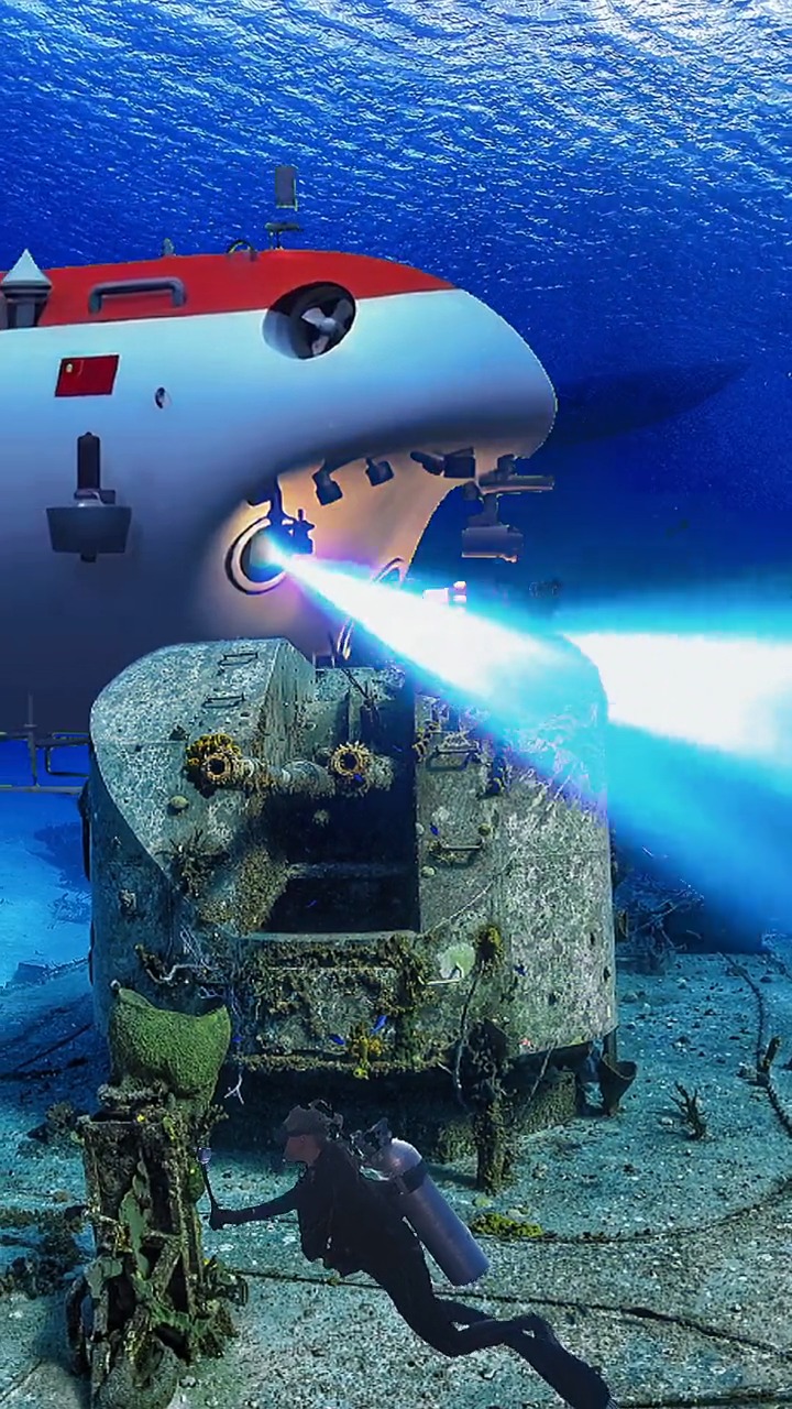 蛟龙号深海探测器,打破世界纪录7062米,勇闯地球最深处,为我中华大国