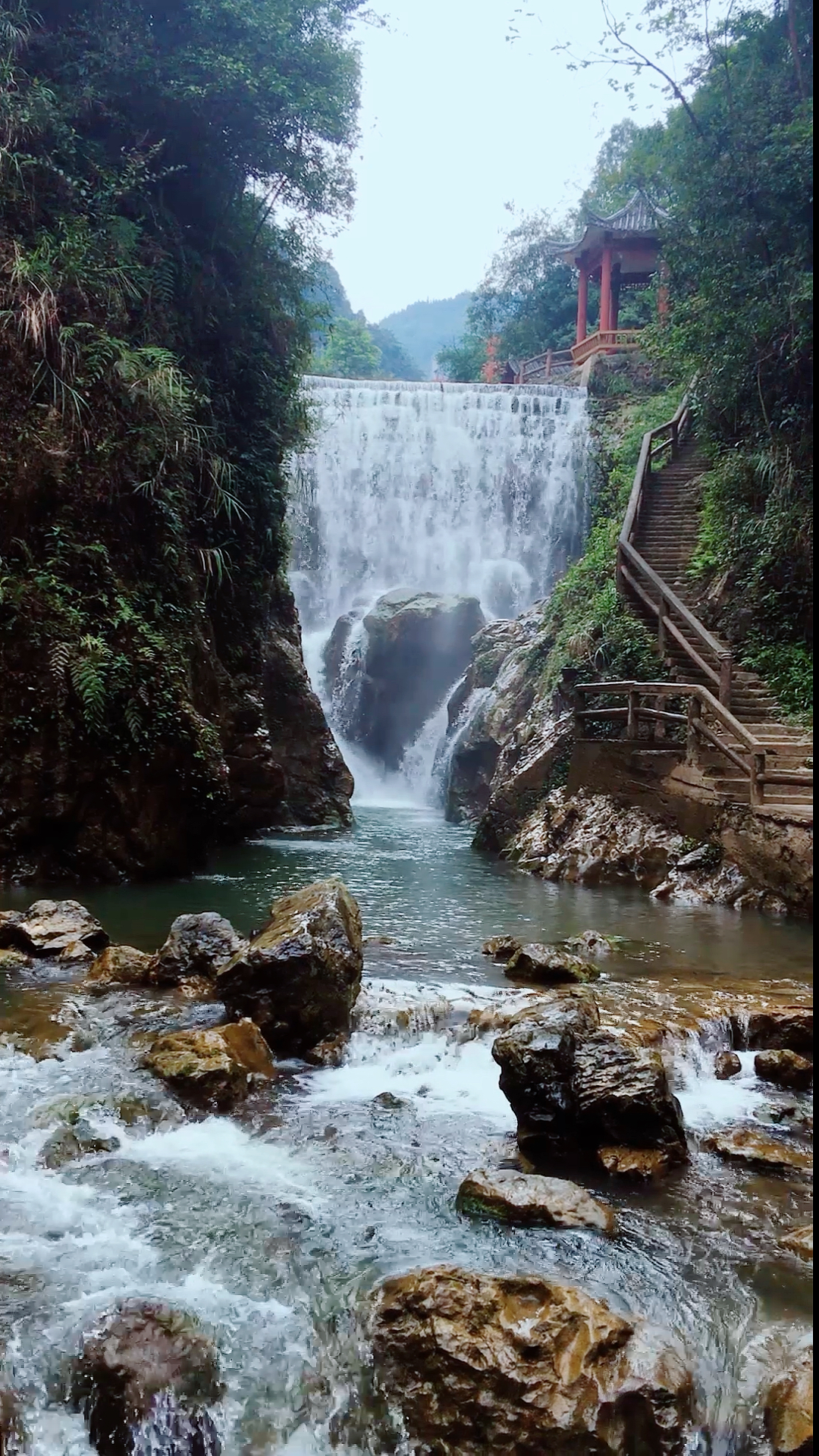 元旦去哪玩#四川邻水大峡谷的风光