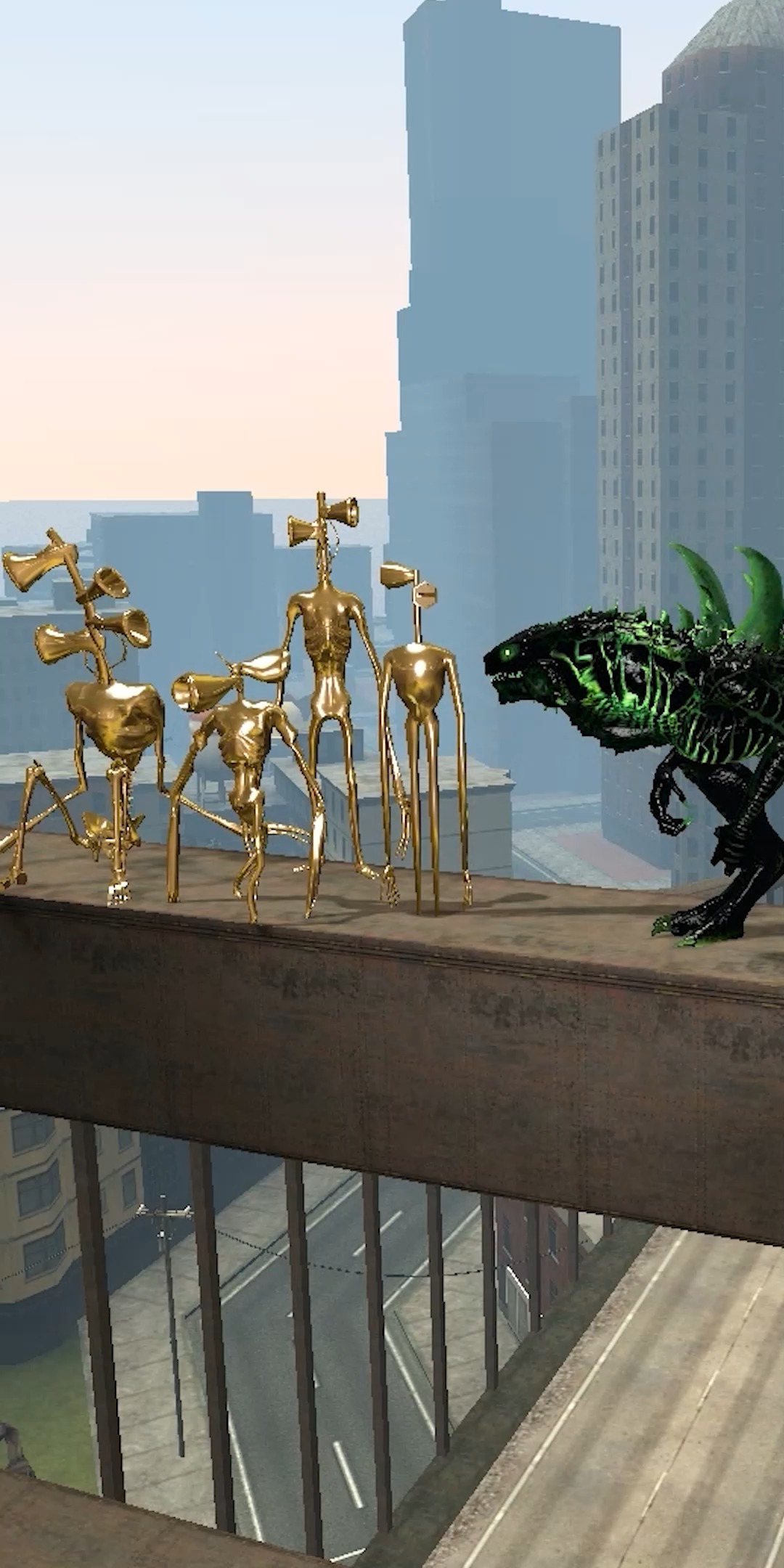 我要上热门#gmod辐射哥斯拉找到了黄金警笛头七兄弟,要干嘛?-度小视