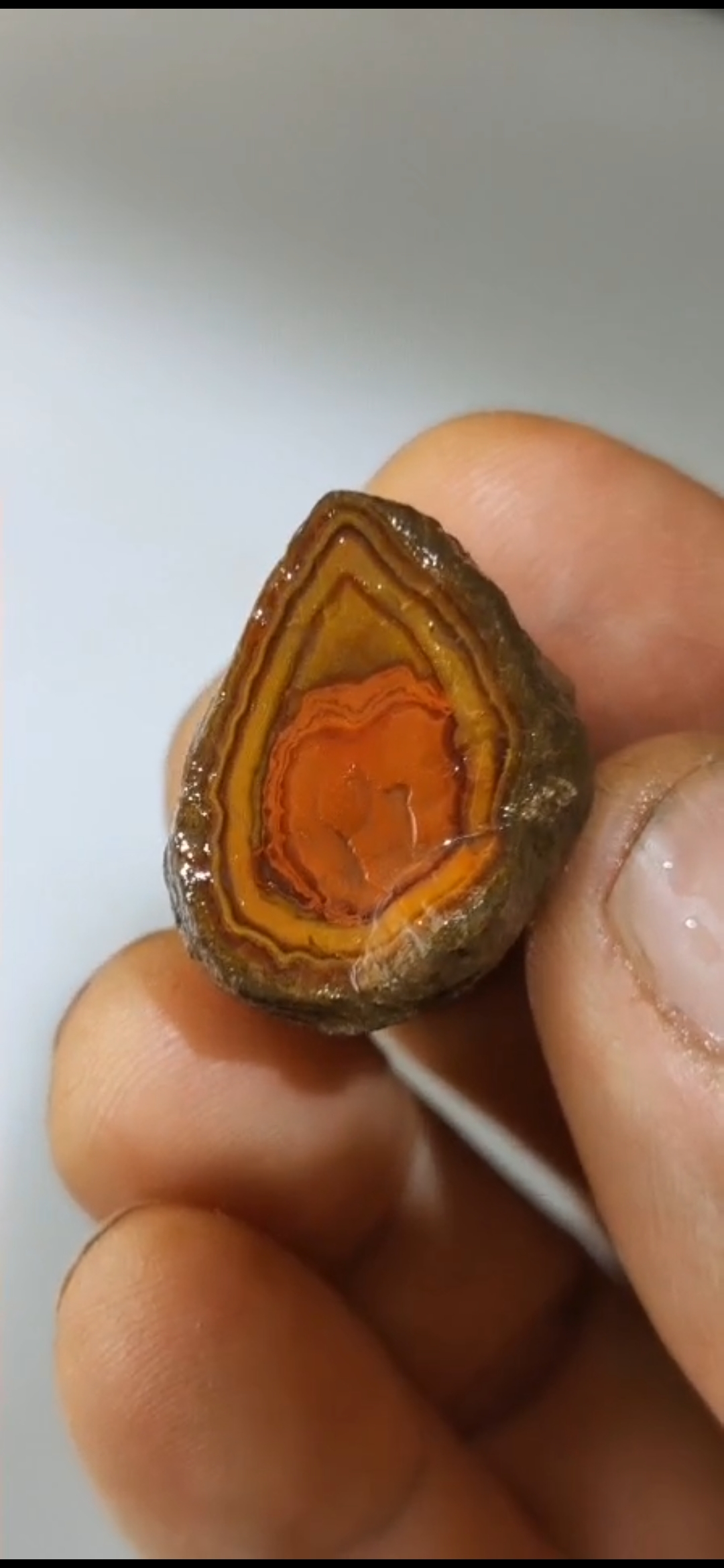 这是一块神奇的石头,战国红玛瑙原石,转运石戒面珠子料