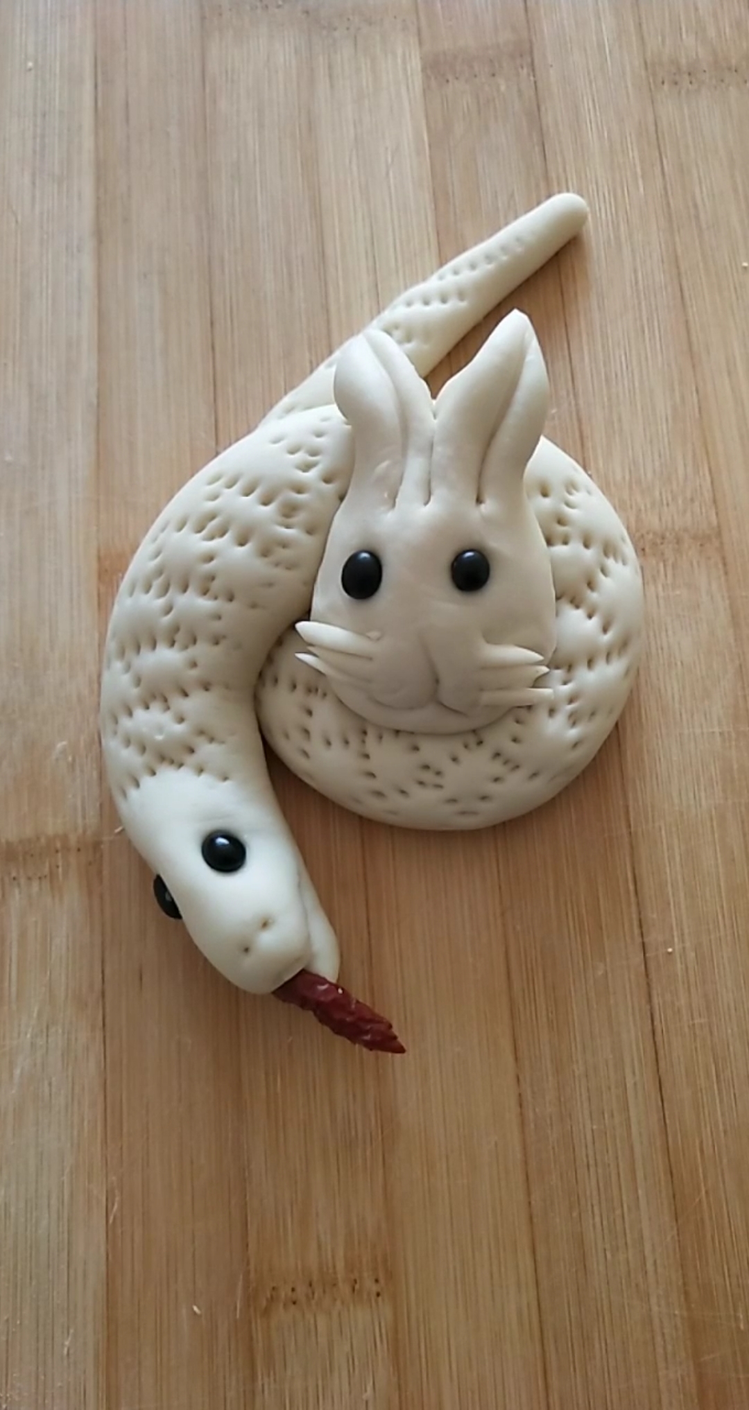 蛇盘兔食物图片