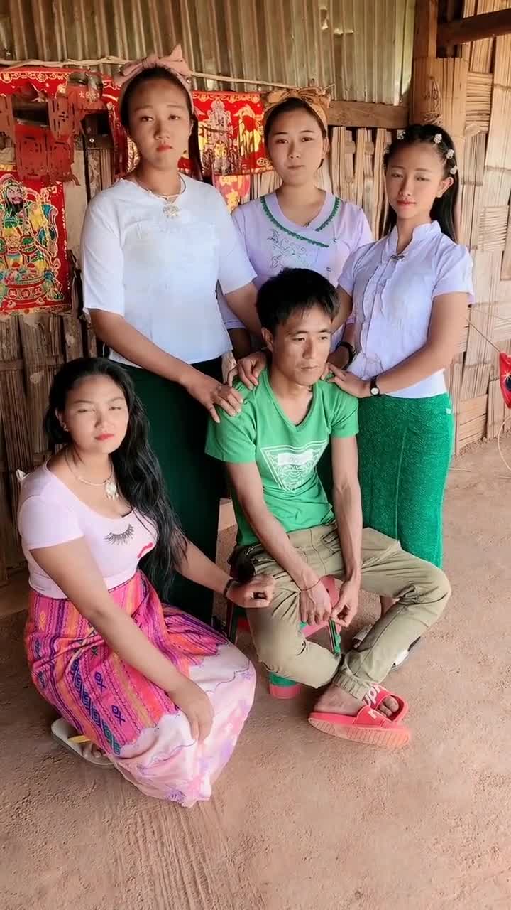 缅甸是一夫多妻制看完这个视频你就明白了!