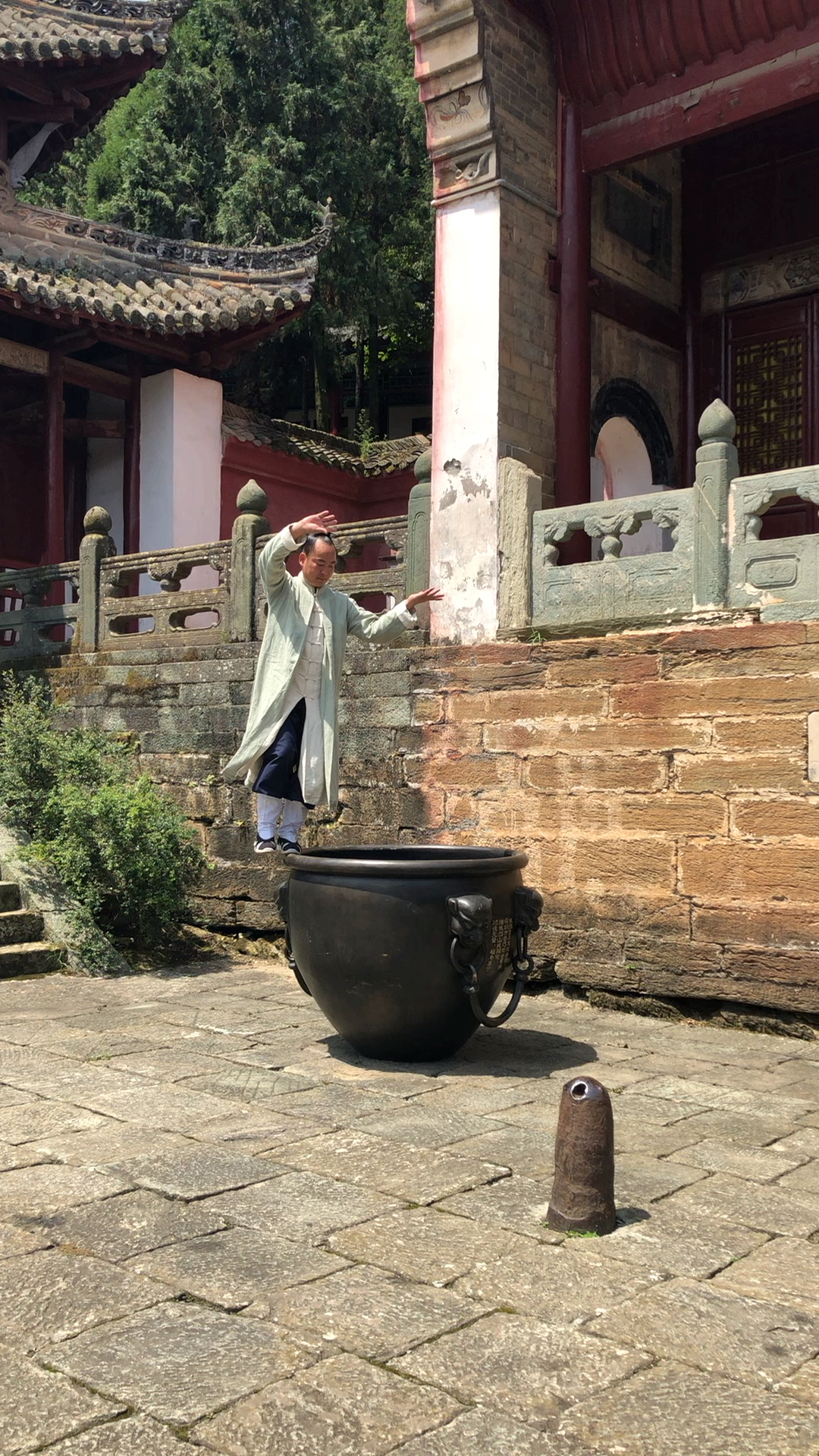 中华功夫#武当玄武派传人清风子的休闲时刻,快来围观