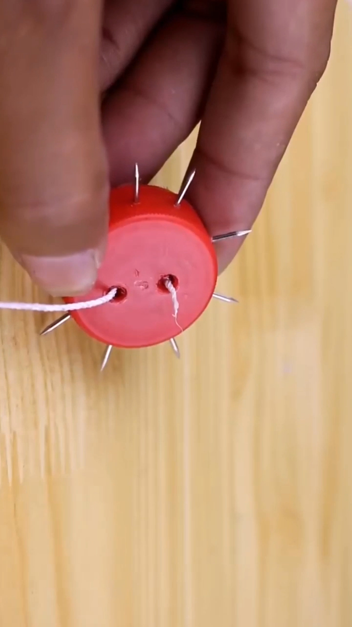 自制的拉线飞轮,小时候玩过的请评论!