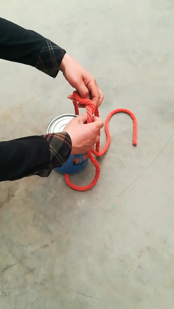 一字吊桶结的打法,学会了家家都能用到