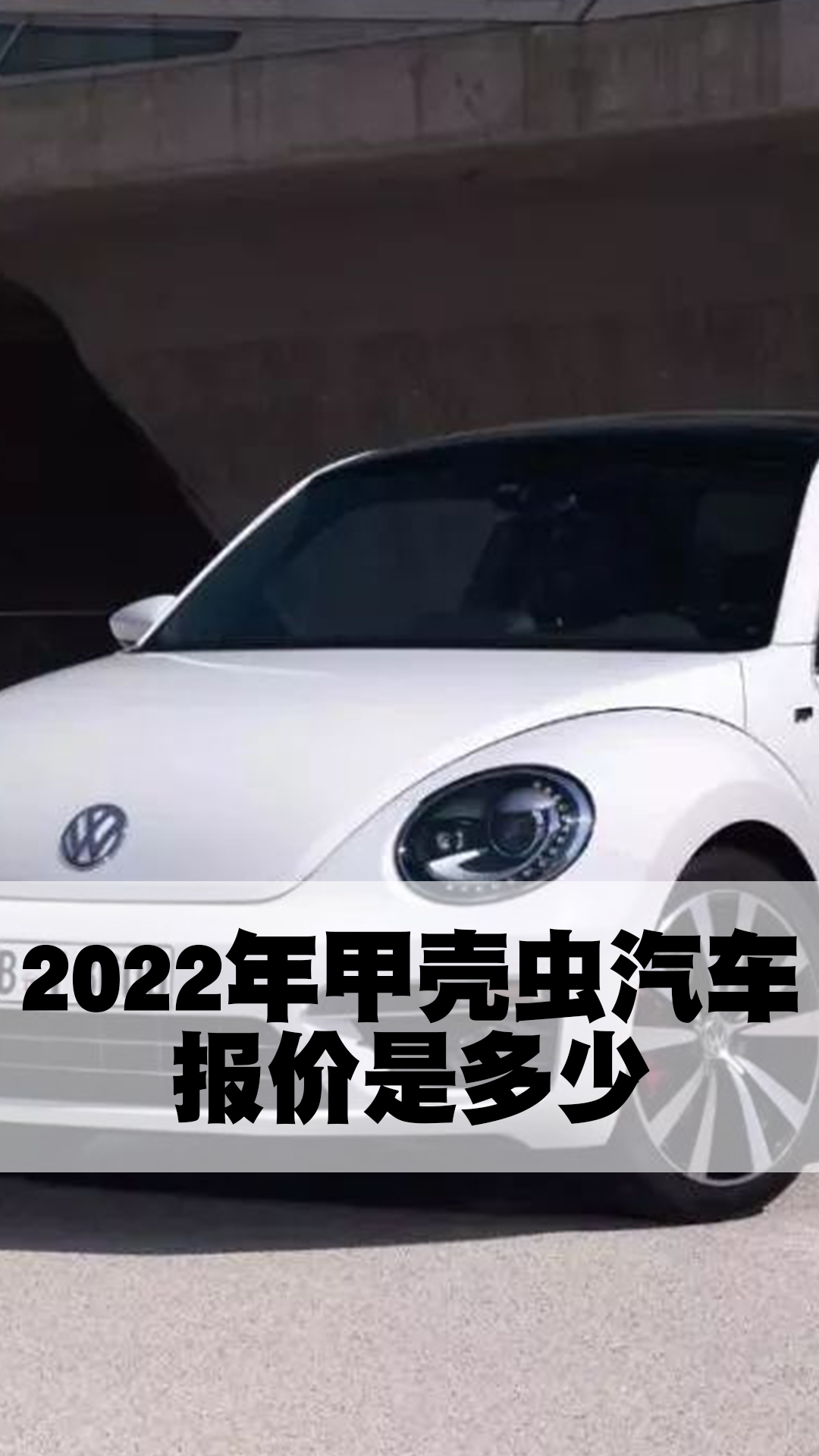 2022年甲壳虫汽车报价是多少