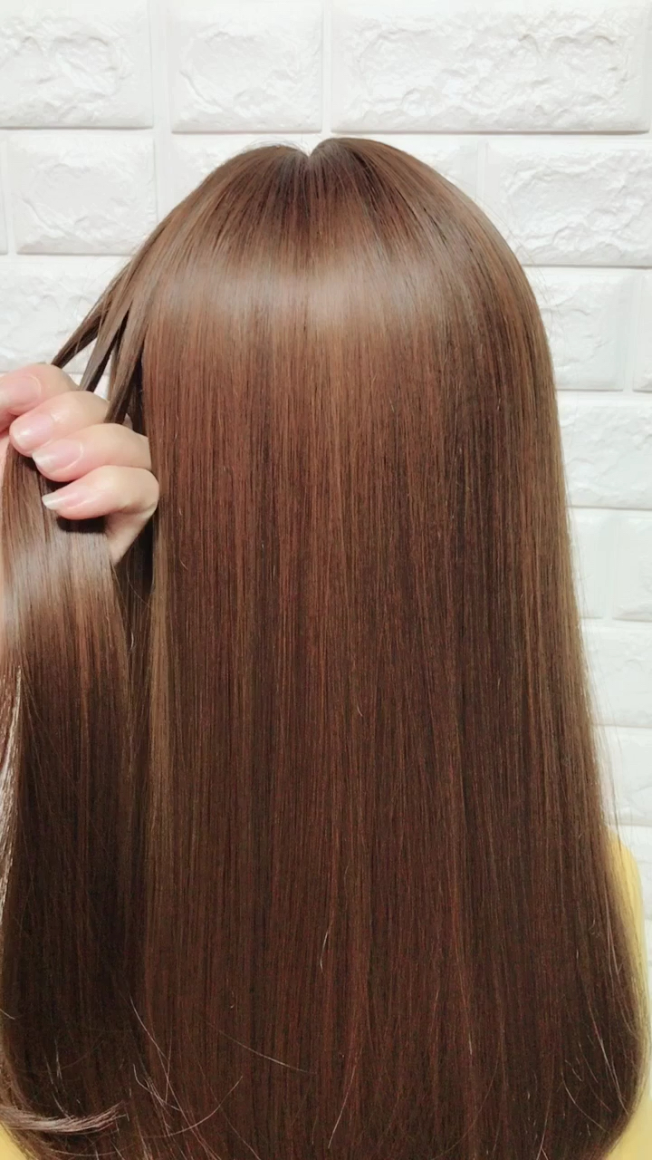 学生党简单披肩发