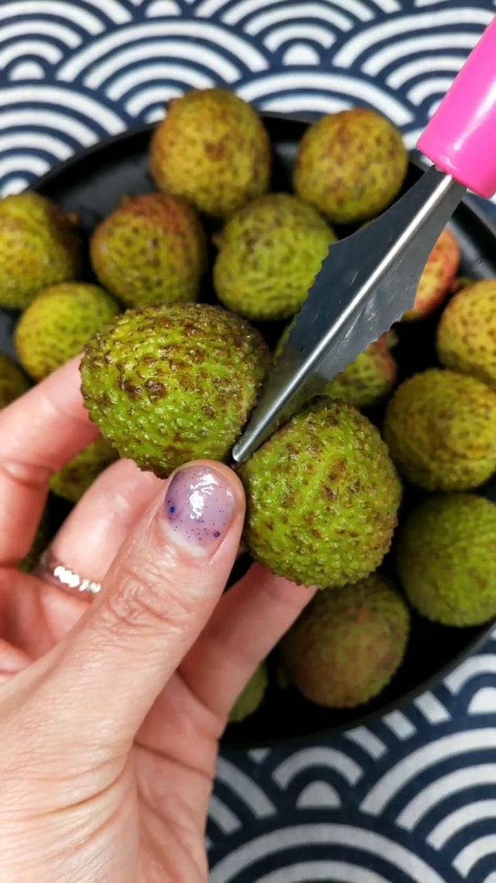 美食#荔枝这样做简单好吃