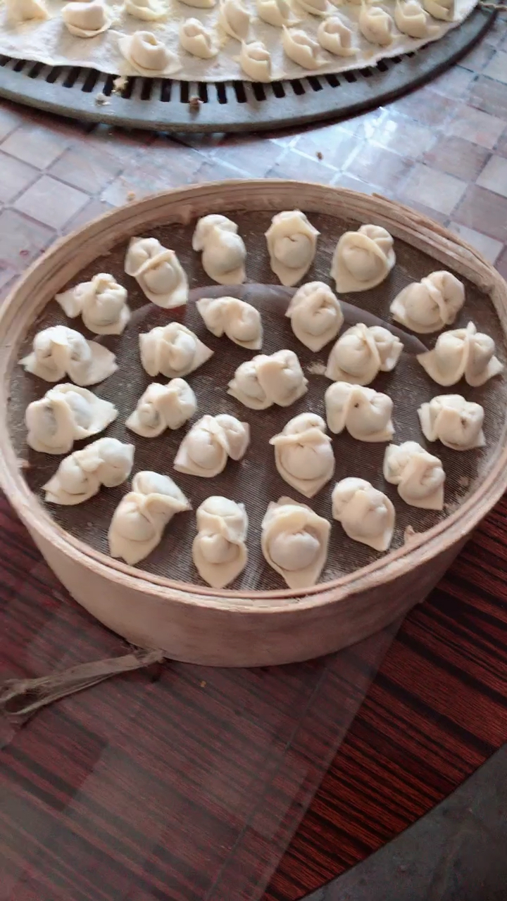 结婚的饺子!漂亮!
